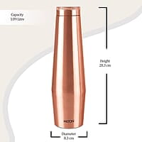 MILTON Copper Crown 1100 Water Bottle, 1.09 Litre, 1 Piece