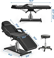 derma chair black