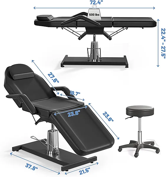 derma chair black