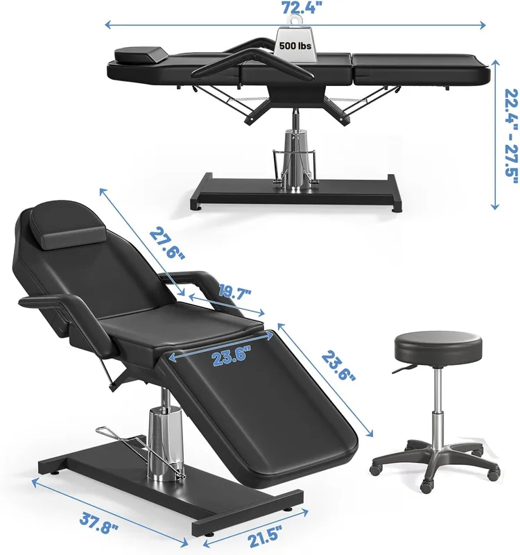 derma chair black