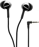 Sony MDR-EX155AP In-Ear Wired with Mic – Tangle-Free Cable | Clear Stereo Sound | 3.5mm