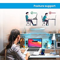 Portronics My Buddy Hexa 22 Laptop Stand – Portable Design | Rotating Base | Black | 1 Year Warranty
