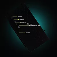 Zebronics Cronus Case with Tempered Glass & RGB