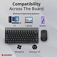 Coconut Mini Desire WK29+WM29 Combo (White, Grey Trim, Compact Design, Functional & Elegant, Perfect for Modern Decor, 1 Year Warranty)