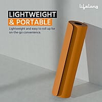 Lifelong Dual Color TPE Material Yoga Mat for Women & Men 6mm Anti-Slip Yoga Mat for Gym Workout Exercise Mat