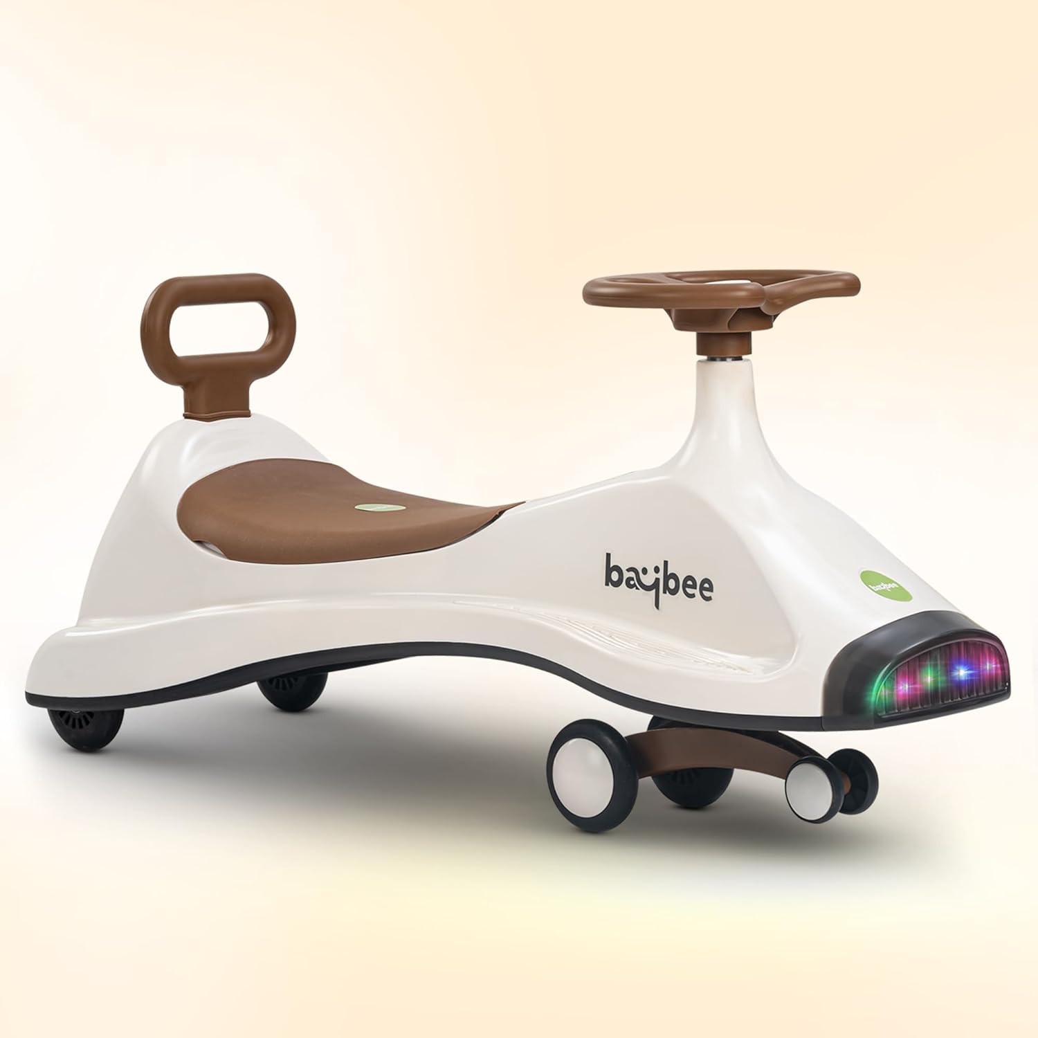 Baybee Primo Kids Magic Swing Cars for Kids- Brown