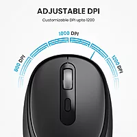 Portronics Key7 Wireless Keyboard & Mouse Combo – 2.4GHz USB Receiver | 10m Range | 12 Shortcut Keys | Adjustable DPI | 10 Million Key Life | Black