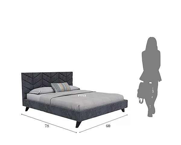 Double Bed 6.5x5 Ft