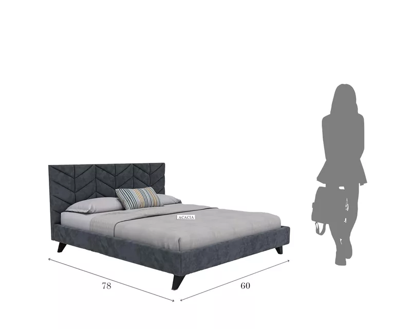 Double Bed 6.5x5 Ft
