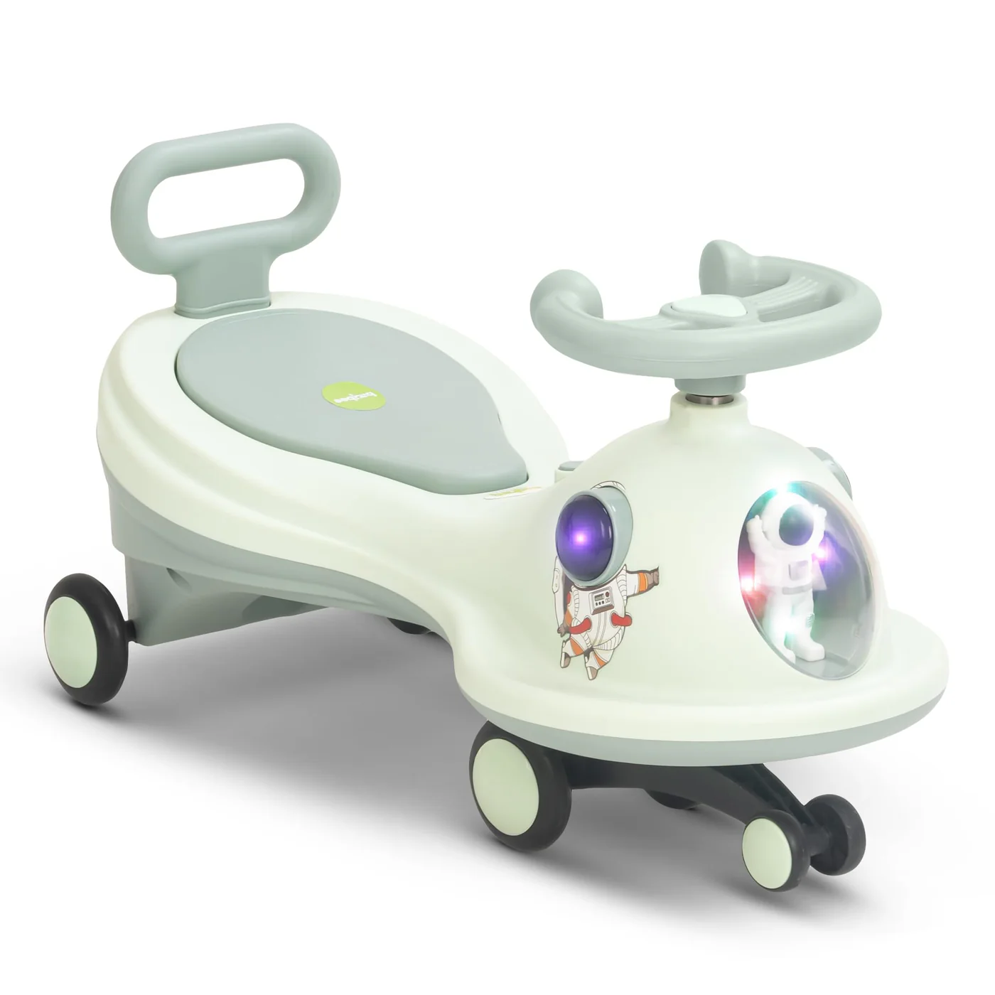 Baybee Astro Baby Swing Car for Kids-Light Blue