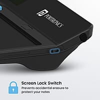 Portronics Ruffpad Calc 2 2-in-1 Calculator & LCD Writing Pad with 14.4 cm Writing Area, Multi Function Digital Calculator Stylus Pen for Students