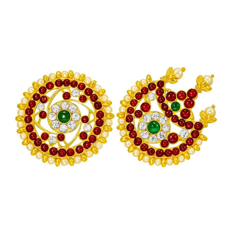 Suriya Pirai Chandra Pirai Hair Ornament Bharatanatyam