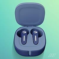 Zebronics Sound Bomb 7 Bluetooth TWS in Ear Earbuds with 40H Playtime, ENC Mic, Rapid Charge, Upto 50ms Gaming Mode, Flash Connect, Voice assistant, Smooth Touch Control, BT v5.2, Type C