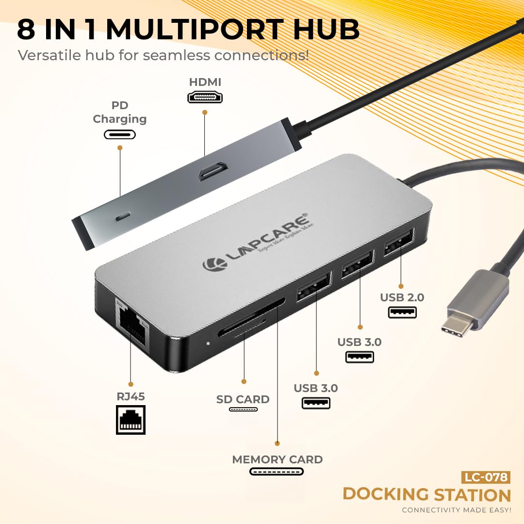 Lapcare LC-114 Female Adapter (Compact & Durable, Seamless USB or Audio Connectivity, Ideal for Everyday Device Extension, Stable Performance, 1 Year Warranty)