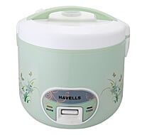 Havells Max Cook Dlx Cl 2.8 Ltr Rice Cooker, 2.8 Liter, Light Green