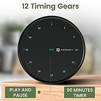 Portronics Tixie Countdown Timer (POR 2911) – 12 Timers | Magnetic | Auto Shutdown | Black