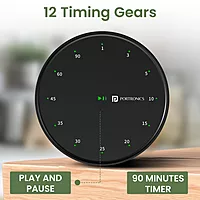 Portronics Tixie Countdown Timer (POR 2911) – 12 Timers | Magnetic | Auto Shutdown | Black