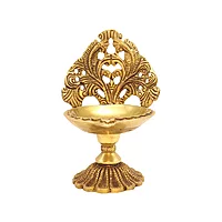 Brass Designing Diya/Vilakku for Home,Temple Pooja