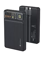 Portronics Luxcell Bind Mini 10K Power Bank – 10000mAh | 22.5W Fast Charging |Black