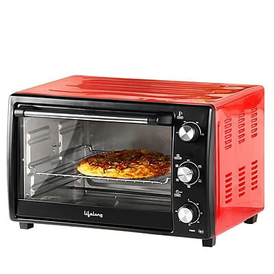 Lifelong Otg 40L - Oven Toaster Griller With Rotisserie For Kitchen- 1500W,5 Heating Modes