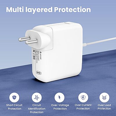 Lappy Power 60W MAGSE1 L Laptop Adapter 16.5V 3.65A for Apple MacBook Pro (Pre-2012)