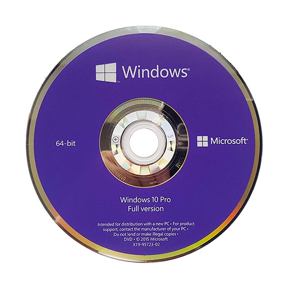 MS WINDOWS 10 PRO 64 BIT OEM DVD FULL BOX PACK LICENCE