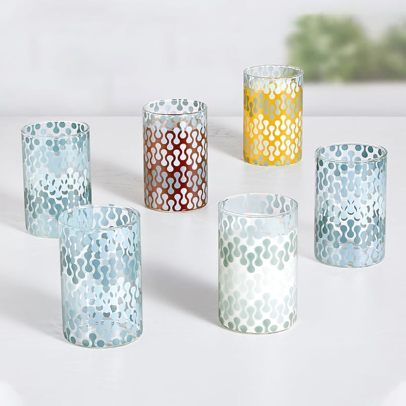 Borosil Artisan Vista 295 ml 6 pcs Set Transparent Drinking Glass |Borosilicate Glass Tumblers for Water, Cold Drinks, Juice| Flame Proof, Microwave & Dishwasher Safe | for Daily use & Gifting