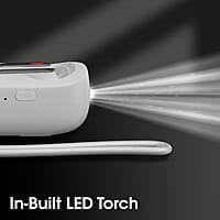 ZEBRONICS Sound Bomb X1 3-in-1 Wireless Bluetooth v5.0 In Ear Earbuds + Speaker Combo with 30 Hour Backup, Built-in LED Torch, Call Function, Voice Asst, Type C and Splash Proof Portable Design