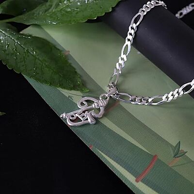 Silver Vel Pendant | 925 silver Lord Murugan OM Pendant