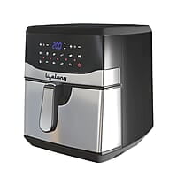 Lifelong Digital Air Fryer LLHFD722, 7.5 Litre XL LED Touch Screen, 12 Preset Cooking Modes, 1400 W