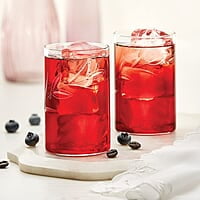 Borosil 350 ml Set of 6 pcs Creeper Vision Transparent Drinking Glass | Borosilicate Glass Tumblers for Water, Cold Drinks, Juice| Flame Proof, Microwave & Dishwasher Safe | for Daily use & Gifting