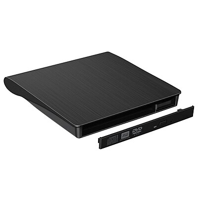 External DVD Writer/Drive Case (Case Only - DVD Drive not included) USB 3.0/ 2.0 for Desktop and Laptop Computers