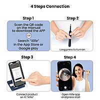 Portronics Xlife is a wireless ear otoscope, connecting to smartphones for real-time video, high-resolution images, and easy ear cleaning.