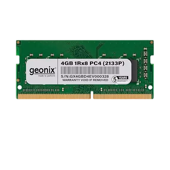 Geonix Laptop RAM, 4 GB DDR4, Frequency-2133 MHz, (8x1) IC, 260 Pin, 5 Years Warranty