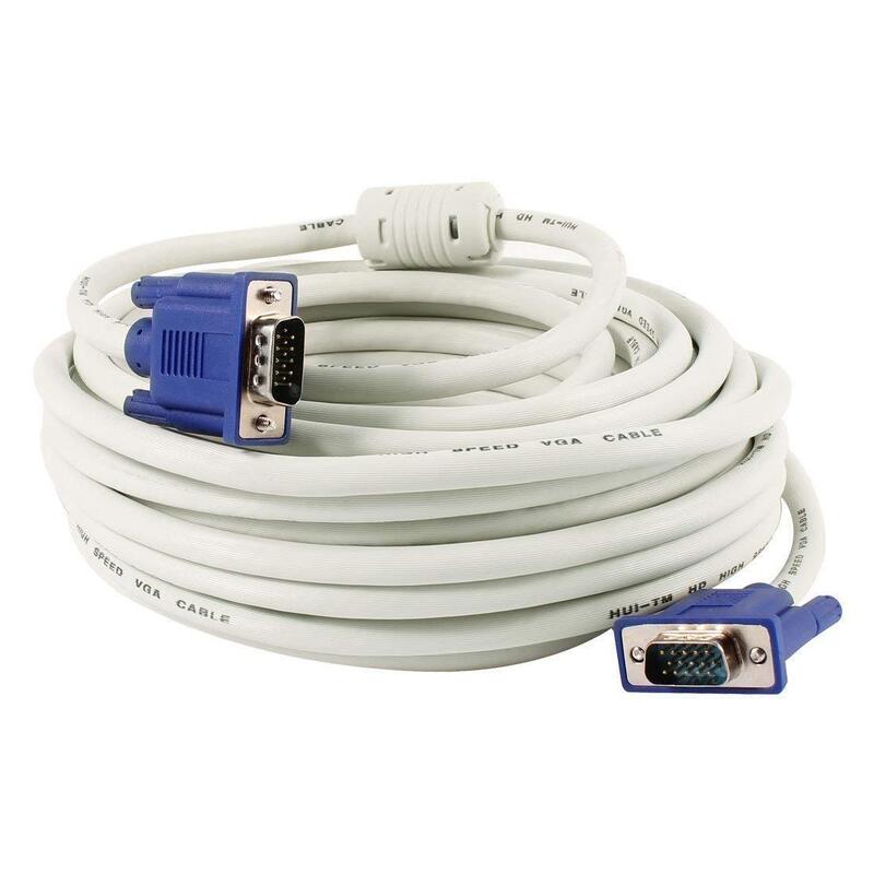 VGA Cable 5M | 15 Pin Male to Male | Projector Laptop CCTV Computer