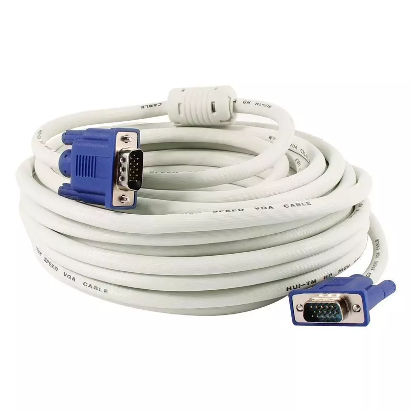 VGA Cable 5M | 15 Pin Male to Male | Projector Laptop CCTV Computer