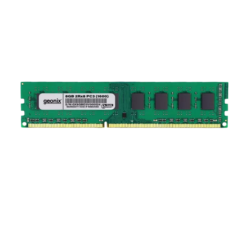 Geonix Desktop RAM, 8GB DDR3 1600MHz, 8IC, 240 Pin, GXDRD3(8)8GB