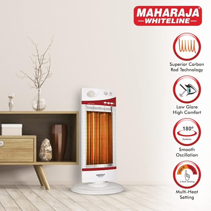 Maharaja White line Omiflux Room Heater