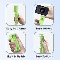 Portronics Mobot Clip Mobile Holder with 360° Adjustable Angles, Light Weight, Pocket Friendly, Mobile Stand for Table