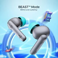 boAt Airdopes 141 Bluetooth Truly Wireless in Ear Ear Buds w/ 45H Playtime,Low Latency Mode for Gaming, ENx Tech, IWP, IPX4 Water Resistance, Smooth Touch Controls