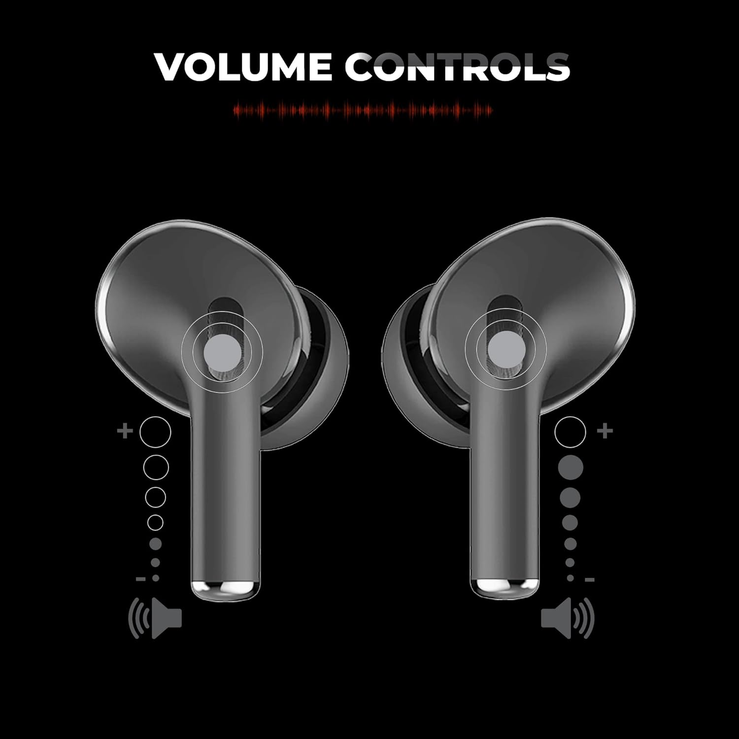 PLAY Playgo Dualpods Wireless Buds Space Grey