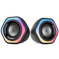 Portronics in Tune 4 – 6W USB Wired PC Speaker | Clear Sound, Deep Bass & Compact Design for Music, Games & Movies