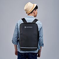 Portronics Elements U Backpack – 15.6 Inch Laptop Backpack | Grey | 1 Year Warranty