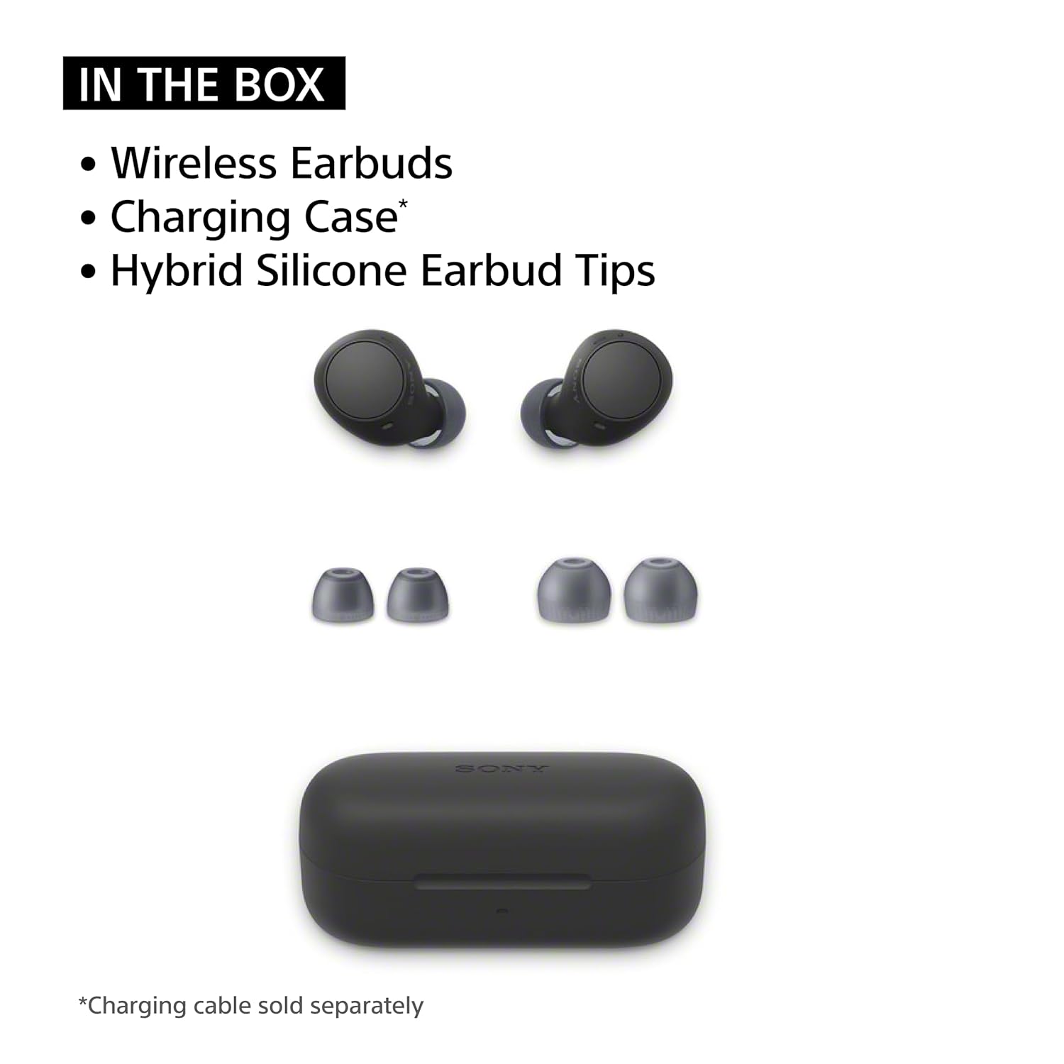 Sony WF-C510 Truly Wireless Bluetooth Earbuds with Mic, TWS, Up to 22 Hours Battery, in Ear, Ambient Sound Mode, Small and Comfortable, Ipx4 Sony WF-C510 Truly Wireless Bluetooth Earbuds with Mic, TWS, Up to 22 Hours Battery, in Ear, Ambient Sound Mode, Small and Comfortable, Ipx4