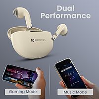 Portronics Twins S19 – TWS Earbuds, 30H Playtime, Beige. Enjoy seamless connectivity, superior sound quality, and a stylish design. Perfect for music lovers and on-the-go lifestyles.
