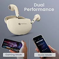 Portronics Twins S19 – TWS Earbuds, 30H Playtime, Beige. Enjoy seamless connectivity, superior sound quality, and a stylish design. Perfect for music lovers and on-the-go lifestyles.