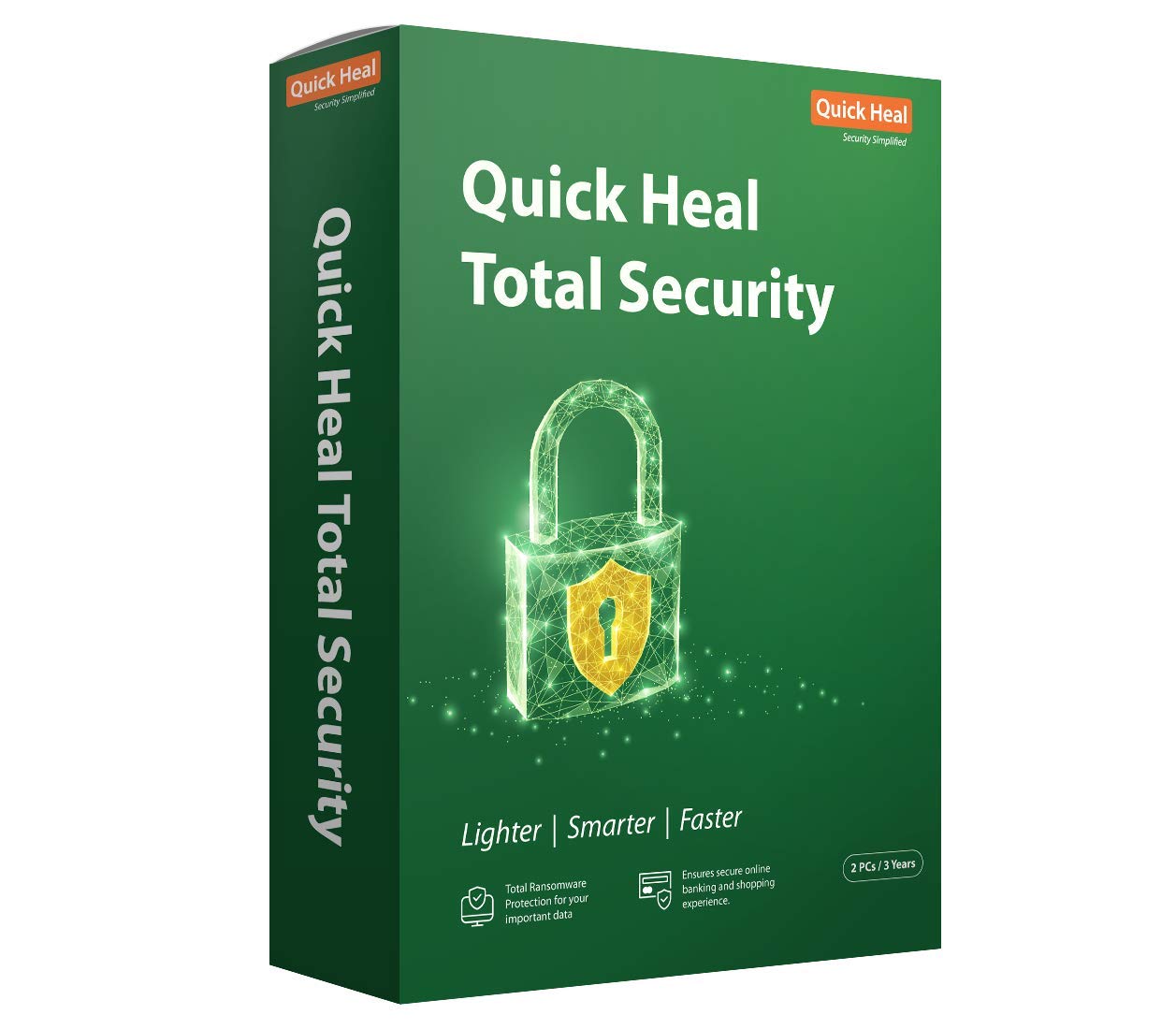 Quick Heal Total Security - 2 PC, 1 Year (DVD)