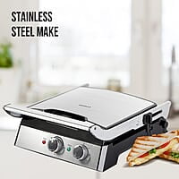 Havells Toastino 4 Slice Grill & Bbq Timer With Dual Function-Sandwich Maker & Griller 2000 Watts