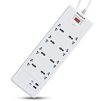Live Tech Nicole WC03 Surge Protector – 6 Sockets, designed for safety and convenience. Protects devices from surges, features 6 outlets for multiple devices, compact design for home or office use.
