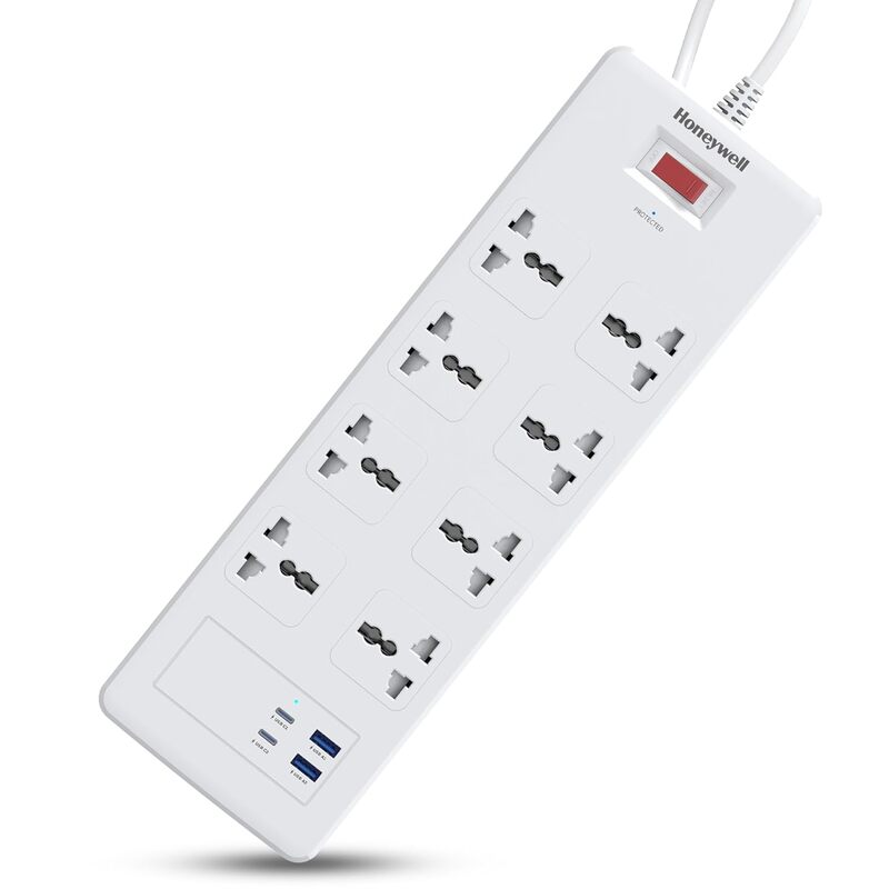 Live Tech Nicole WC03 Surge Protector – 6 Sockets, designed for safety and convenience. Protects devices from surges, features 6 outlets for multiple devices, compact design for home or office use.